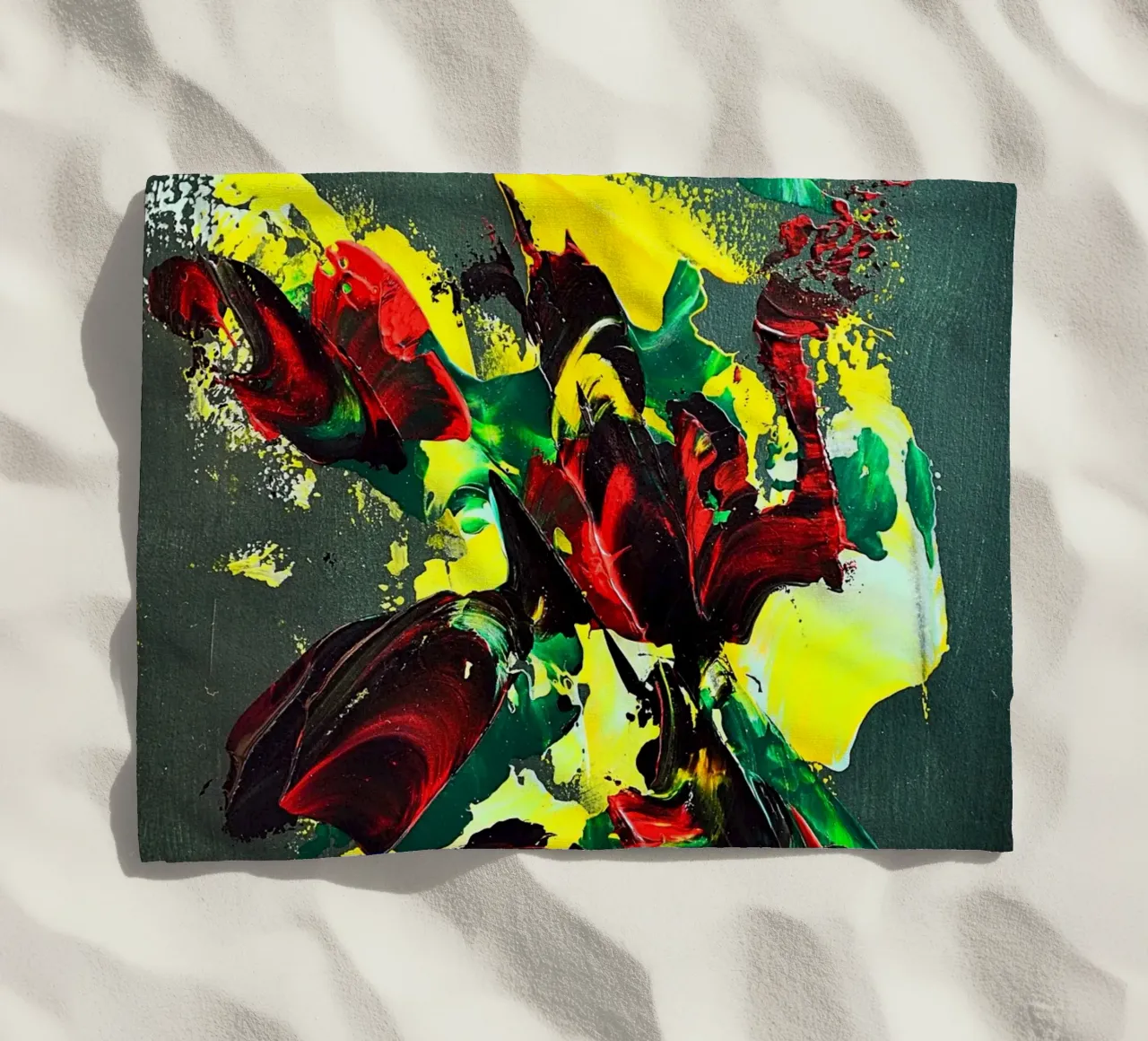 MESSAGE FROM THE HEART 7. telo mare da Thierry Vobmann Abstract painting