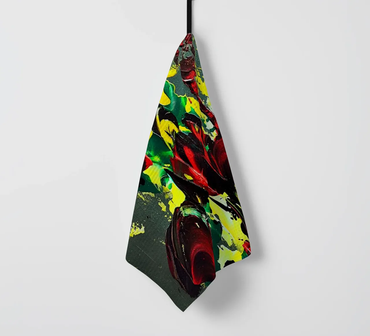 MESSAGE FROM THE HEART 7. canovaccio da cucina da Thierry Vobmann Abstract painting