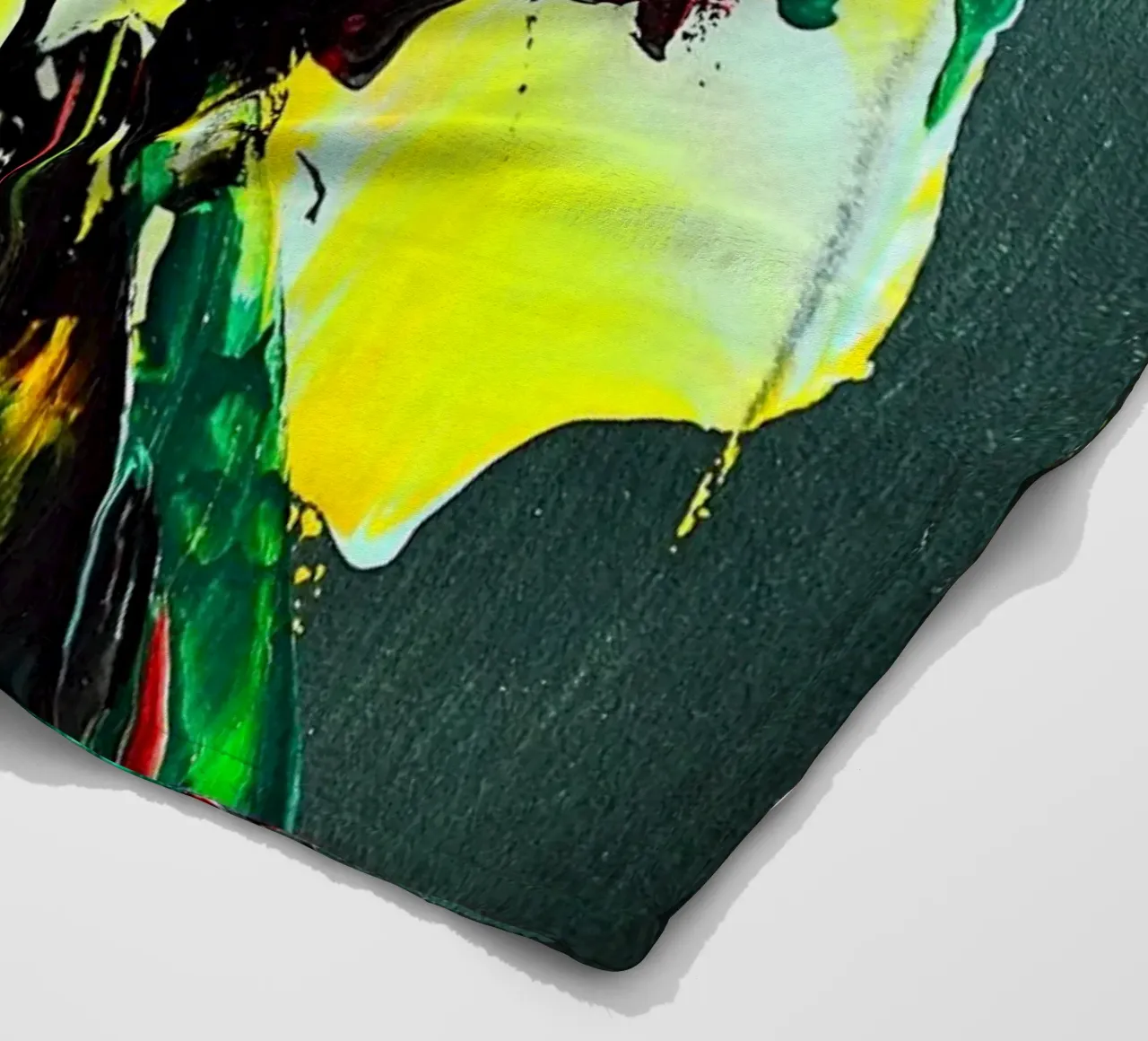 MESSAGE FROM THE HEART 7. coperta in pile da Thierry Vobmann Abstract painting