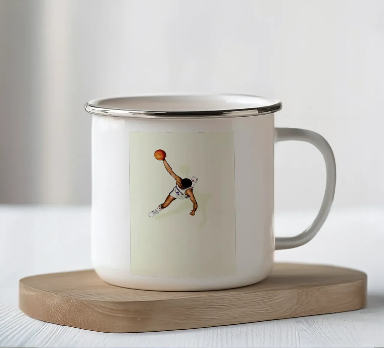 Frequent Fliers Drj tazza in smalto da Jason Ratliff
