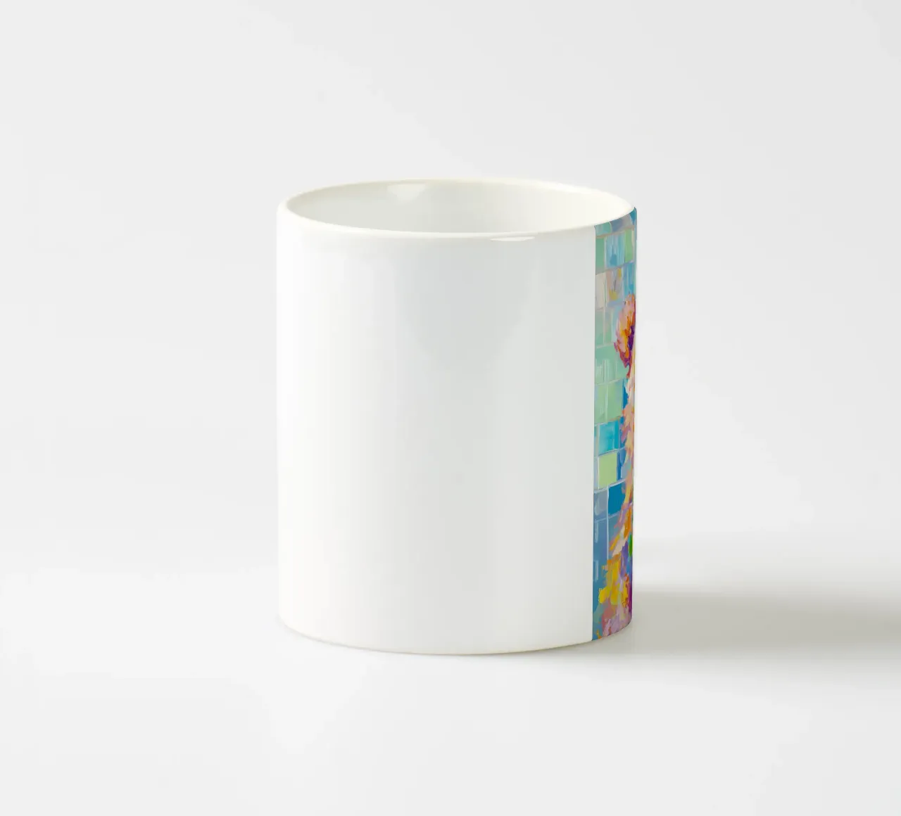 Orso con carta igienica tazza in ceramica da Adrian Patel