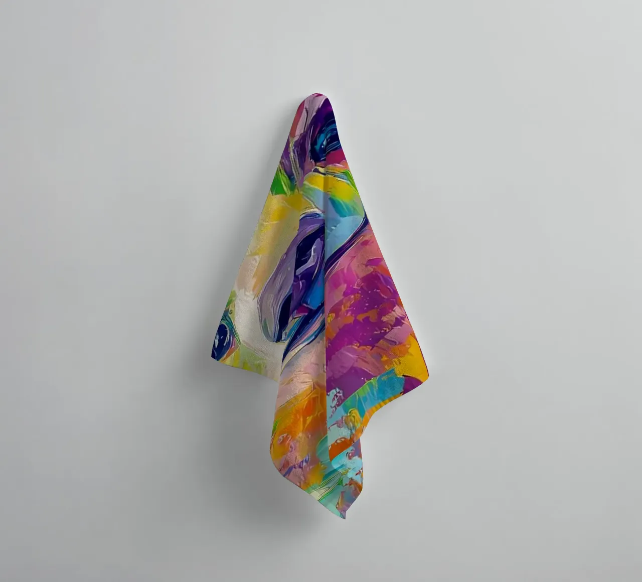 Bär mit Toilettenpapier Handtuch von Adrian Patel