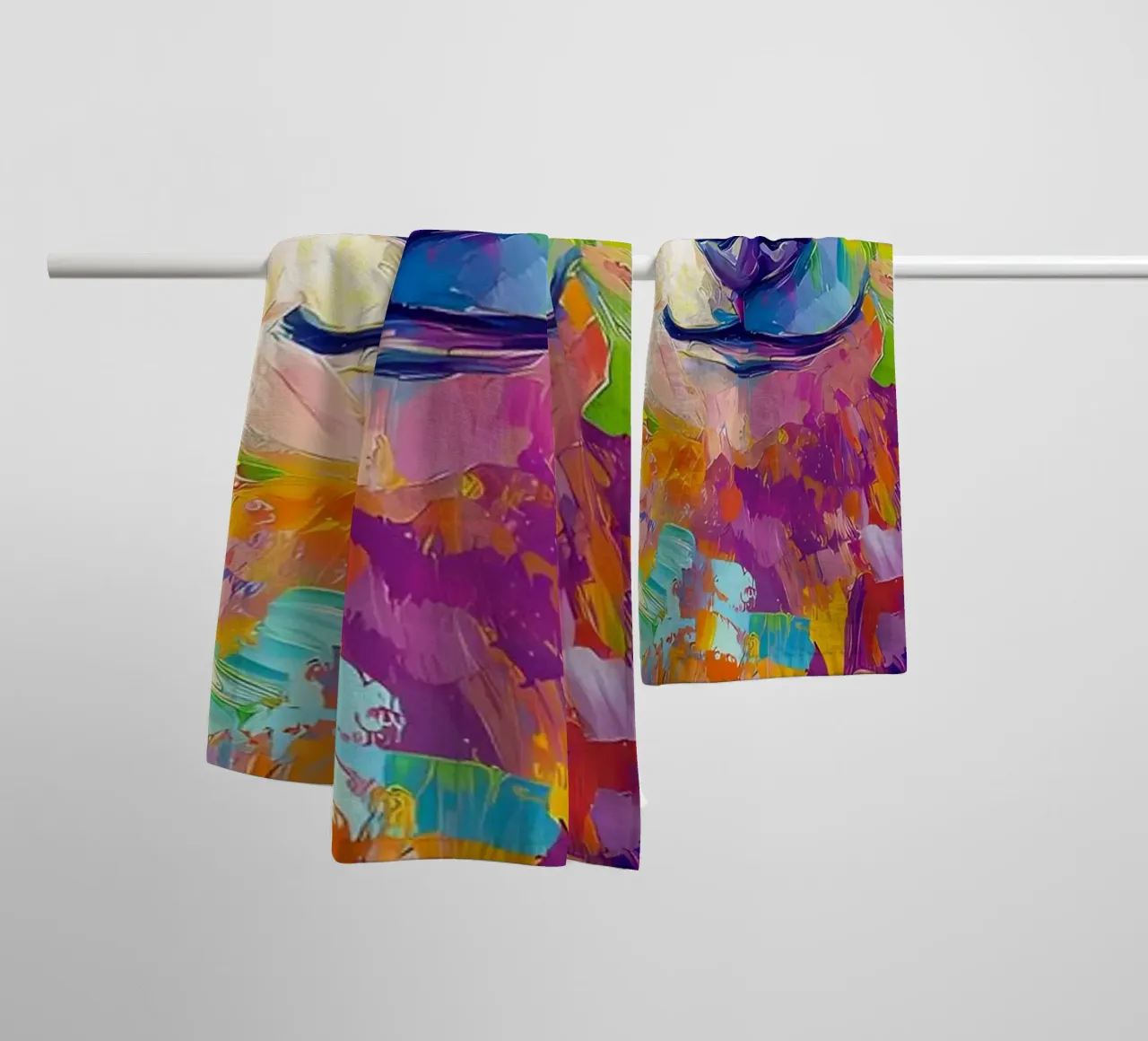 Bär mit Toilettenpapier Handtuch von Adrian Patel