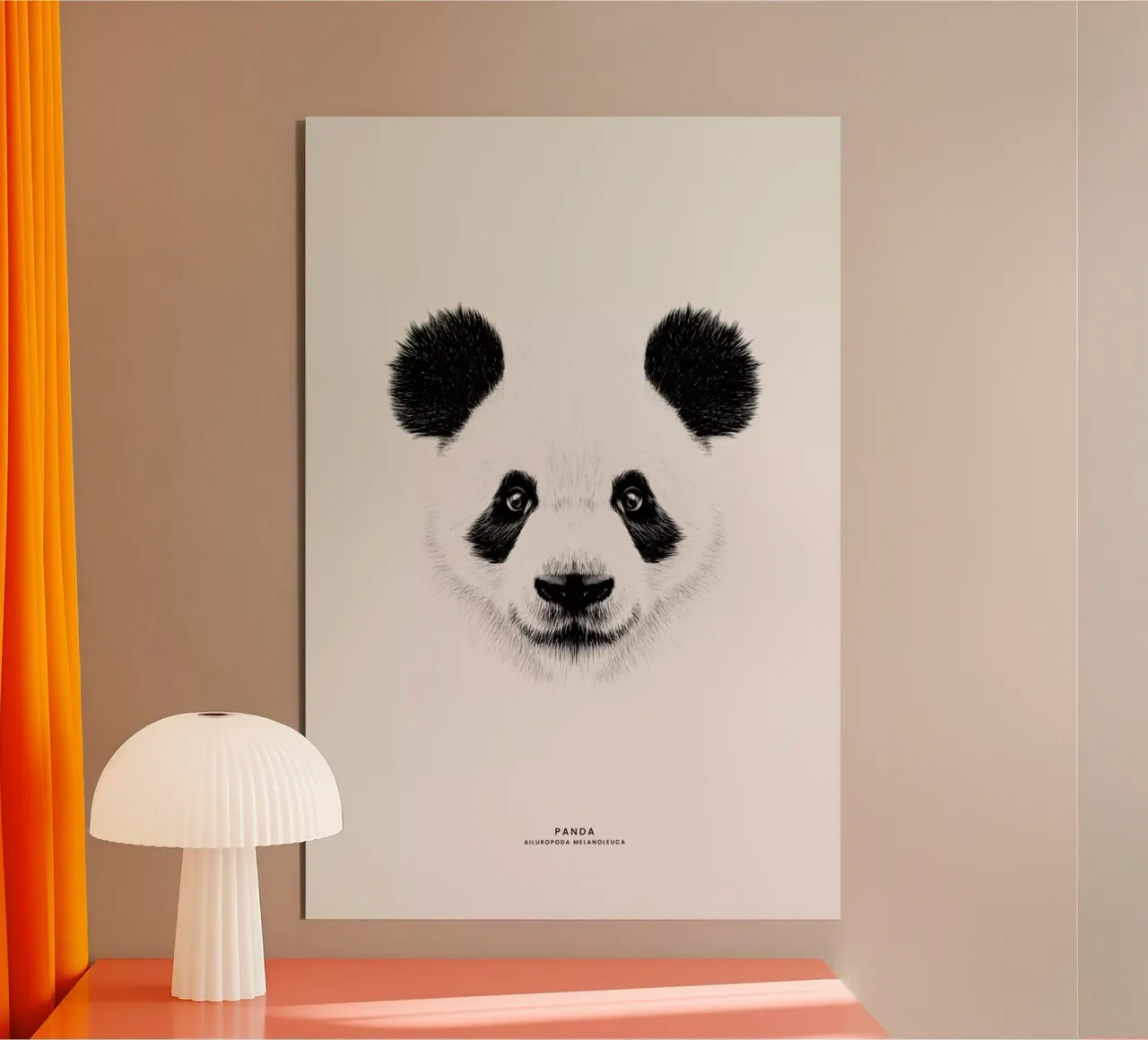 Panda alluminio dibond da Flora & Fauna