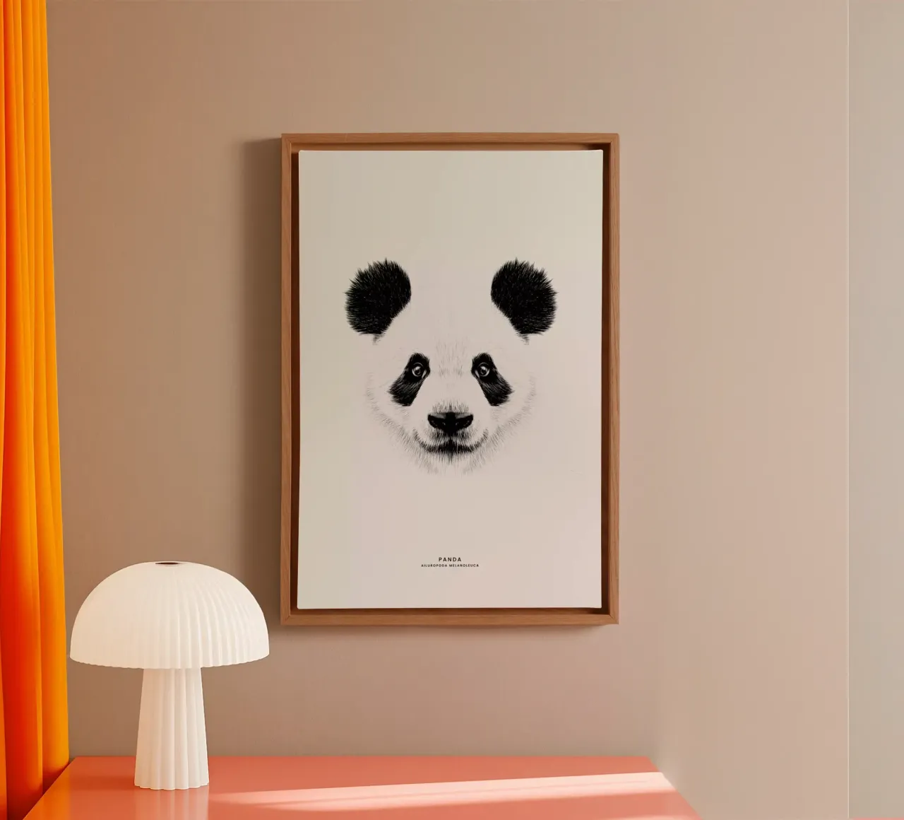 Panda canvas by Flora & Fauna