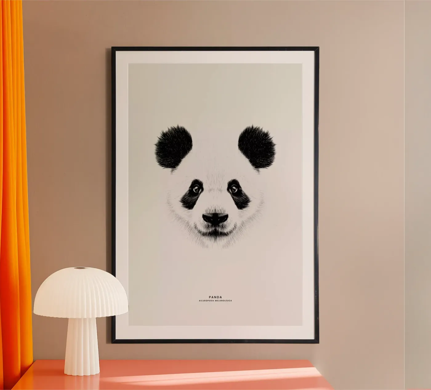 Panda poster by Flora & Fauna