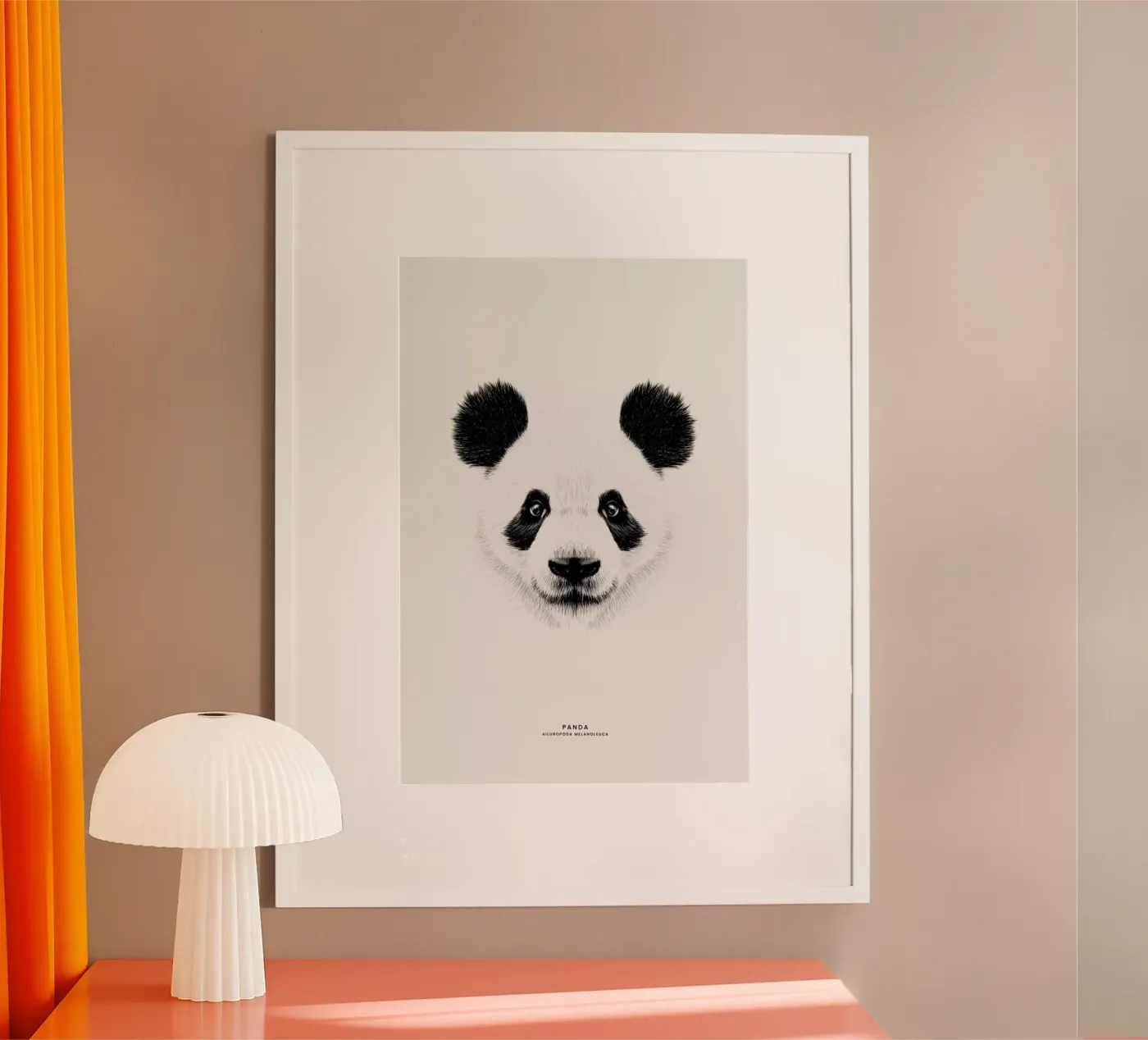 Panda poster by Flora & Fauna