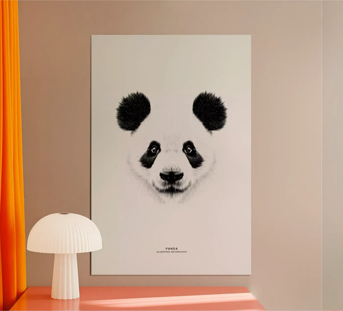 Panda poster by Flora & Fauna