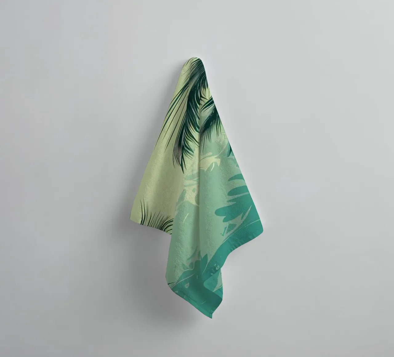 Palm Tree Oasis towel by Matthew Katz