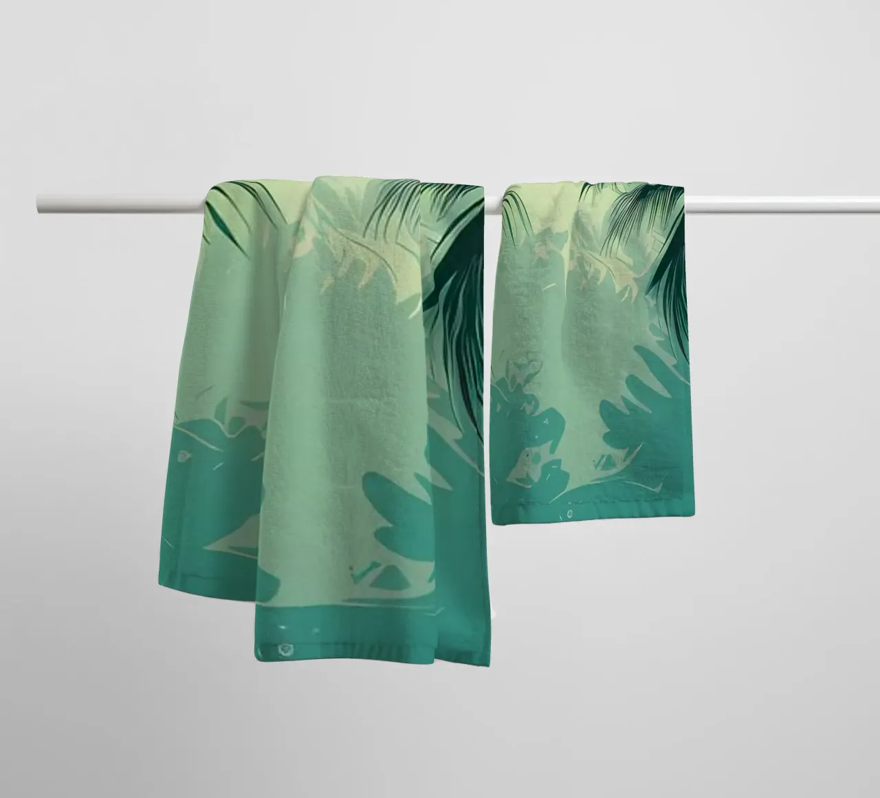 Palm Tree Oasis towel by Matthew Katz
