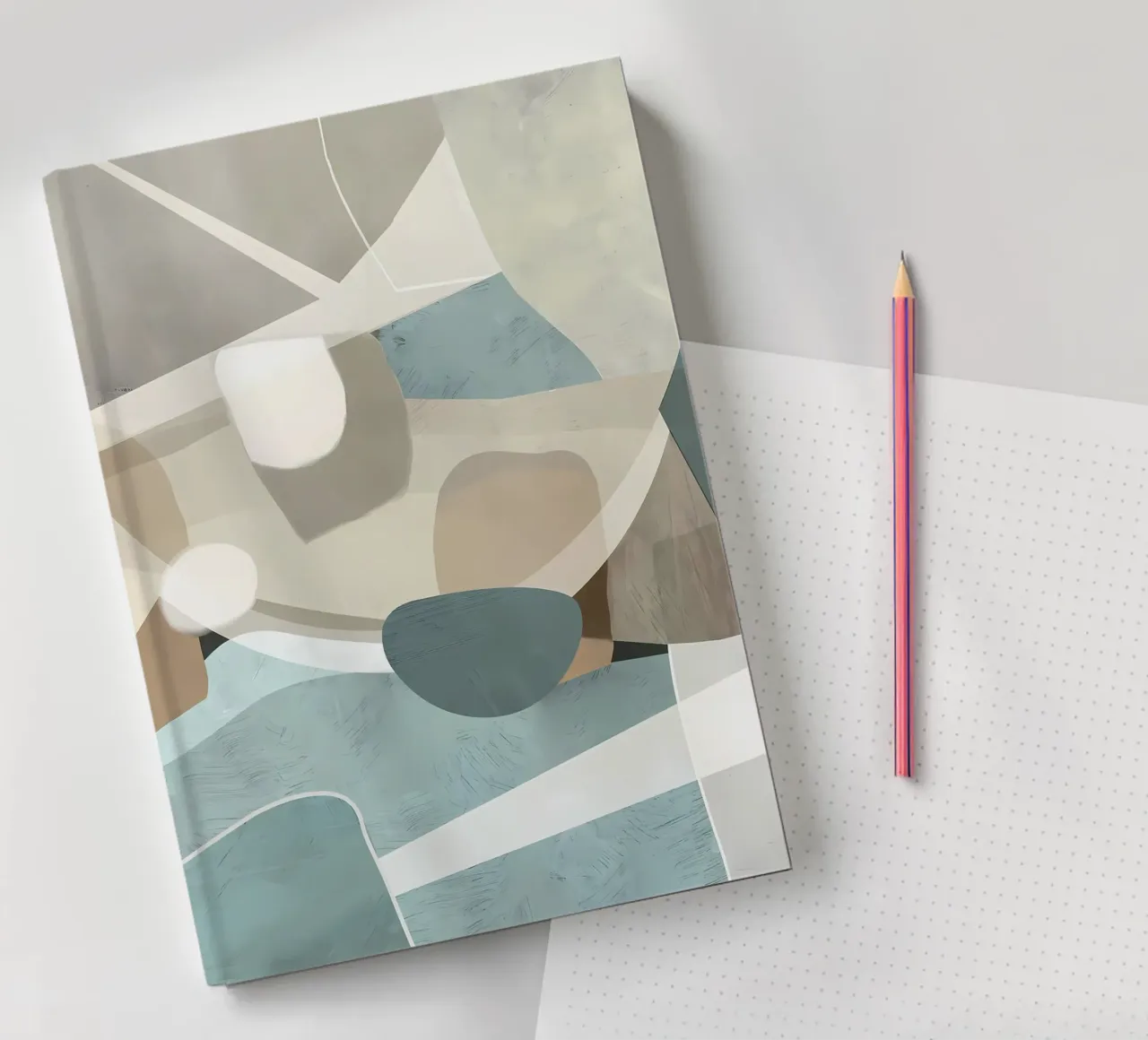 Modern abstract 90 notebook by Aiden Garcia