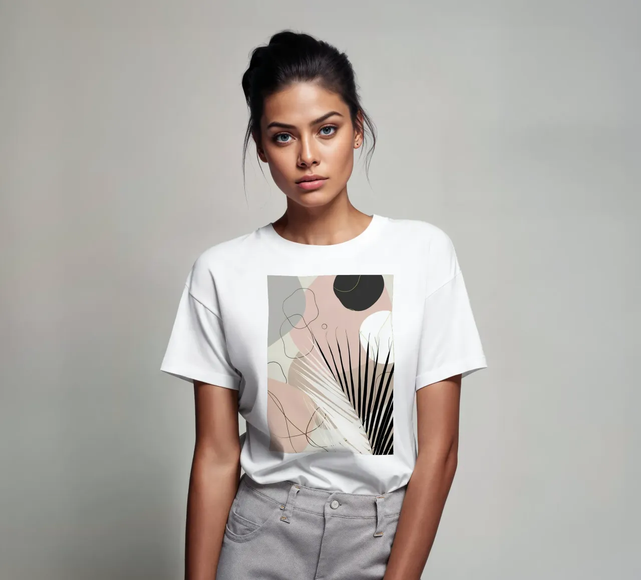 Minimo Yin Yang Palm 1 t-shirt da Aiden Garcia