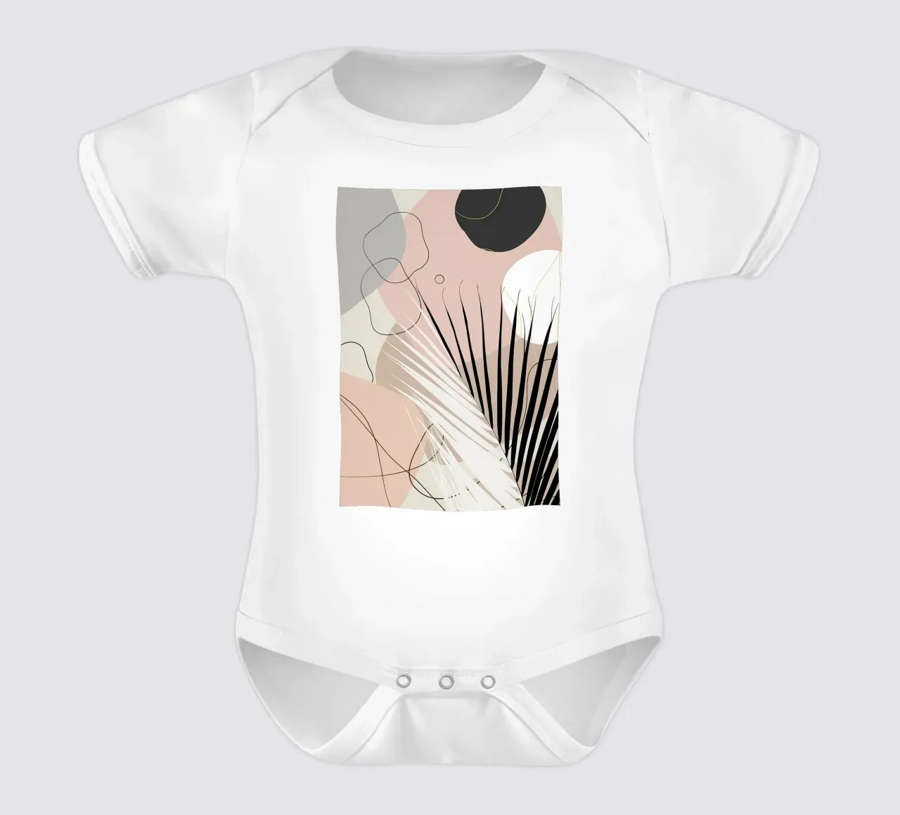 Minimum Yin-Yang-Palme 1 Kurzarm Babybody von Aiden Garcia