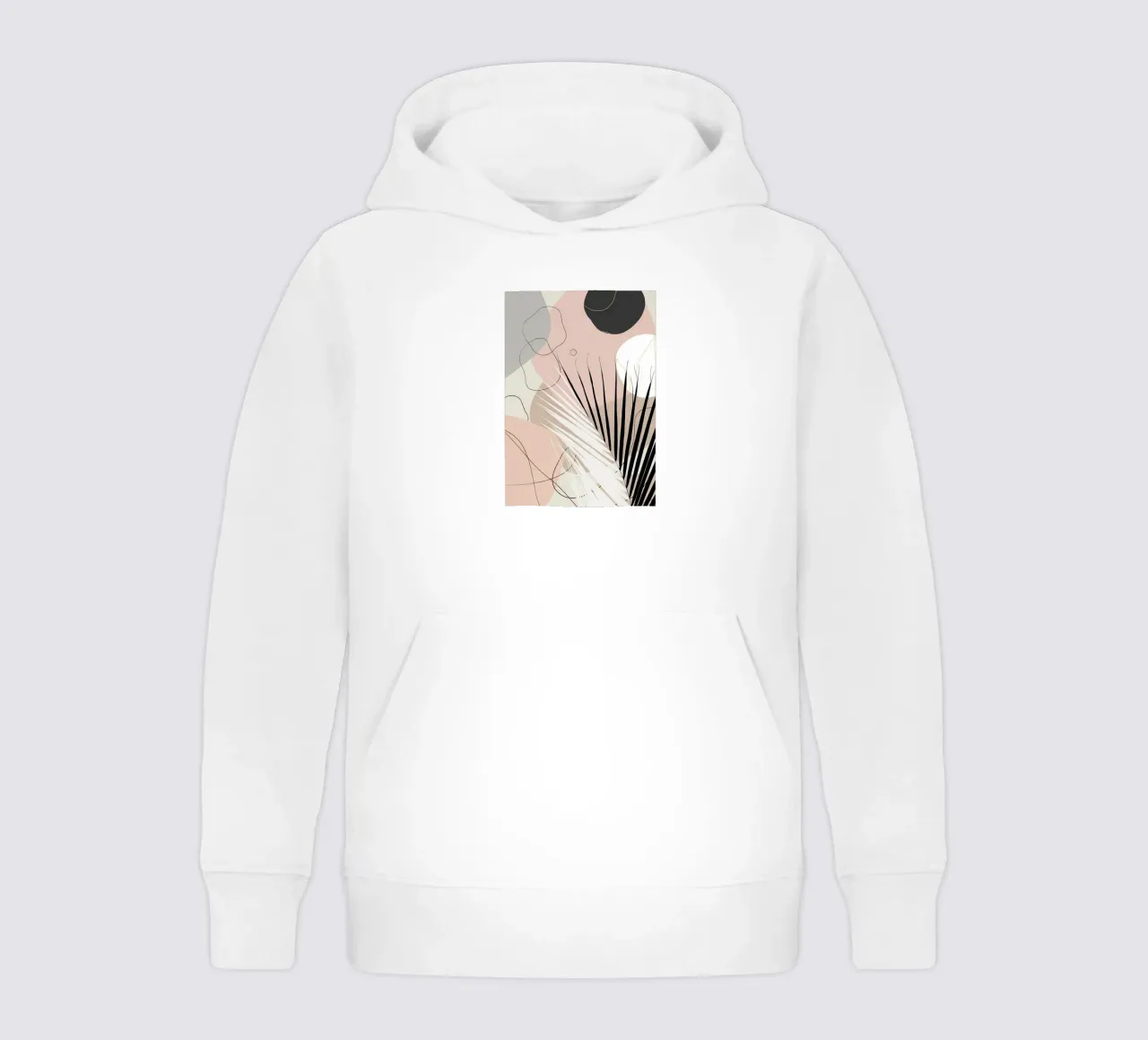 Minimo Yin Yang Palm 1 felpa bambino con cappuccio da Aiden Garcia