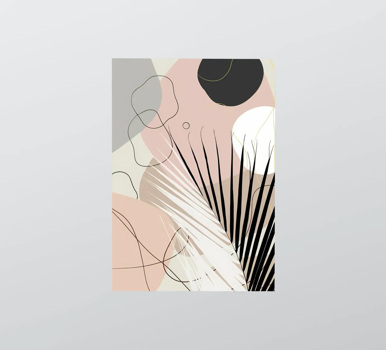 Minimo Yin Yang Palm 1 adesivo da Aiden Garcia