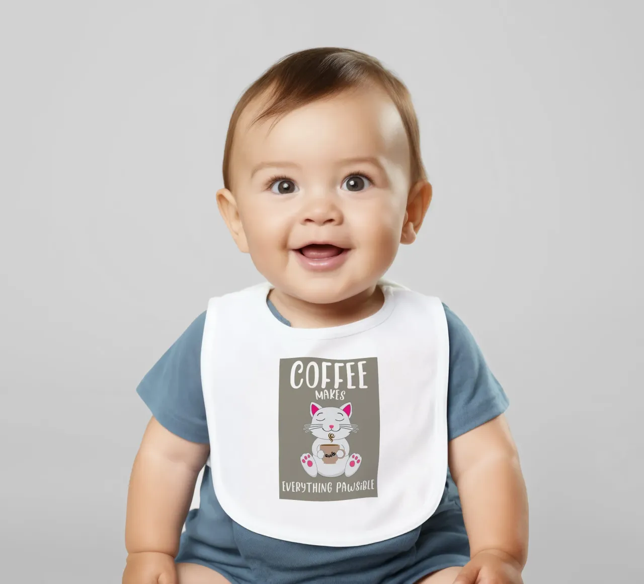 Citazioni su caffè e gatti bavaglino da Bartosz Powalka