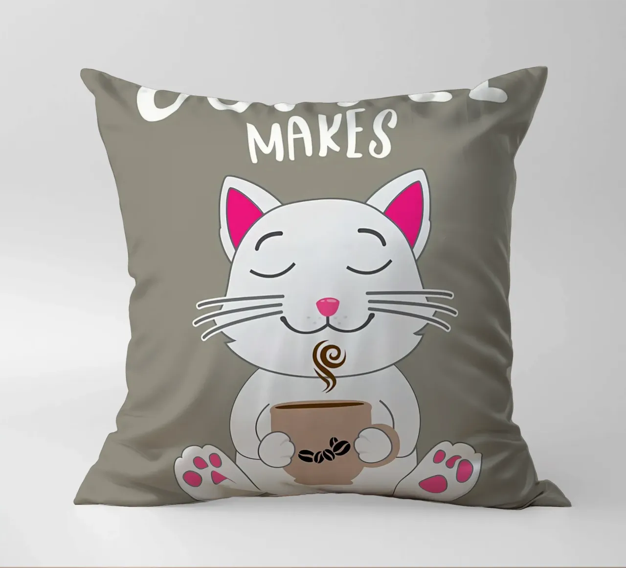 Citazioni su caffè e gatti cuscino da Bartosz Powalka