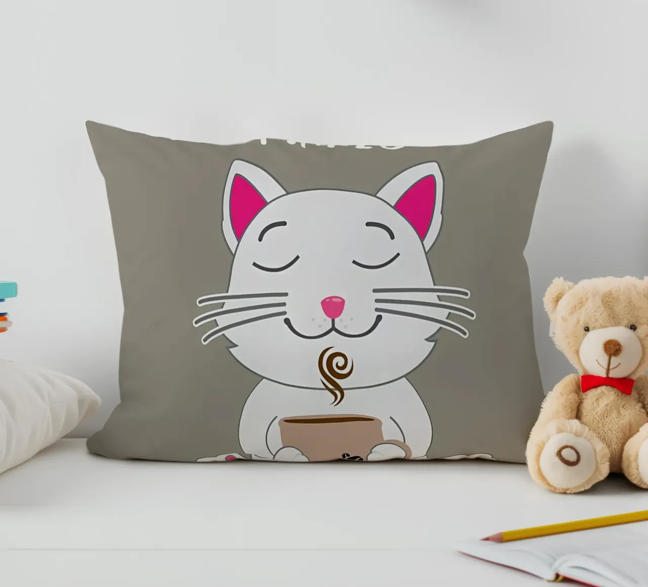 Citazioni su caffè e gatti cuscino da Bartosz Powalka