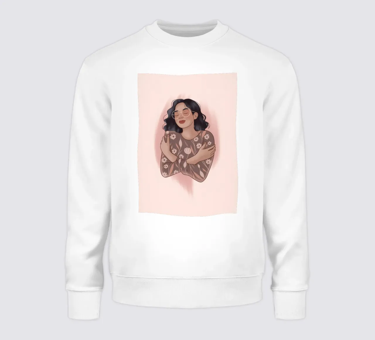 Retrato de un abrazo acogedor sudadera de Lumina Vision