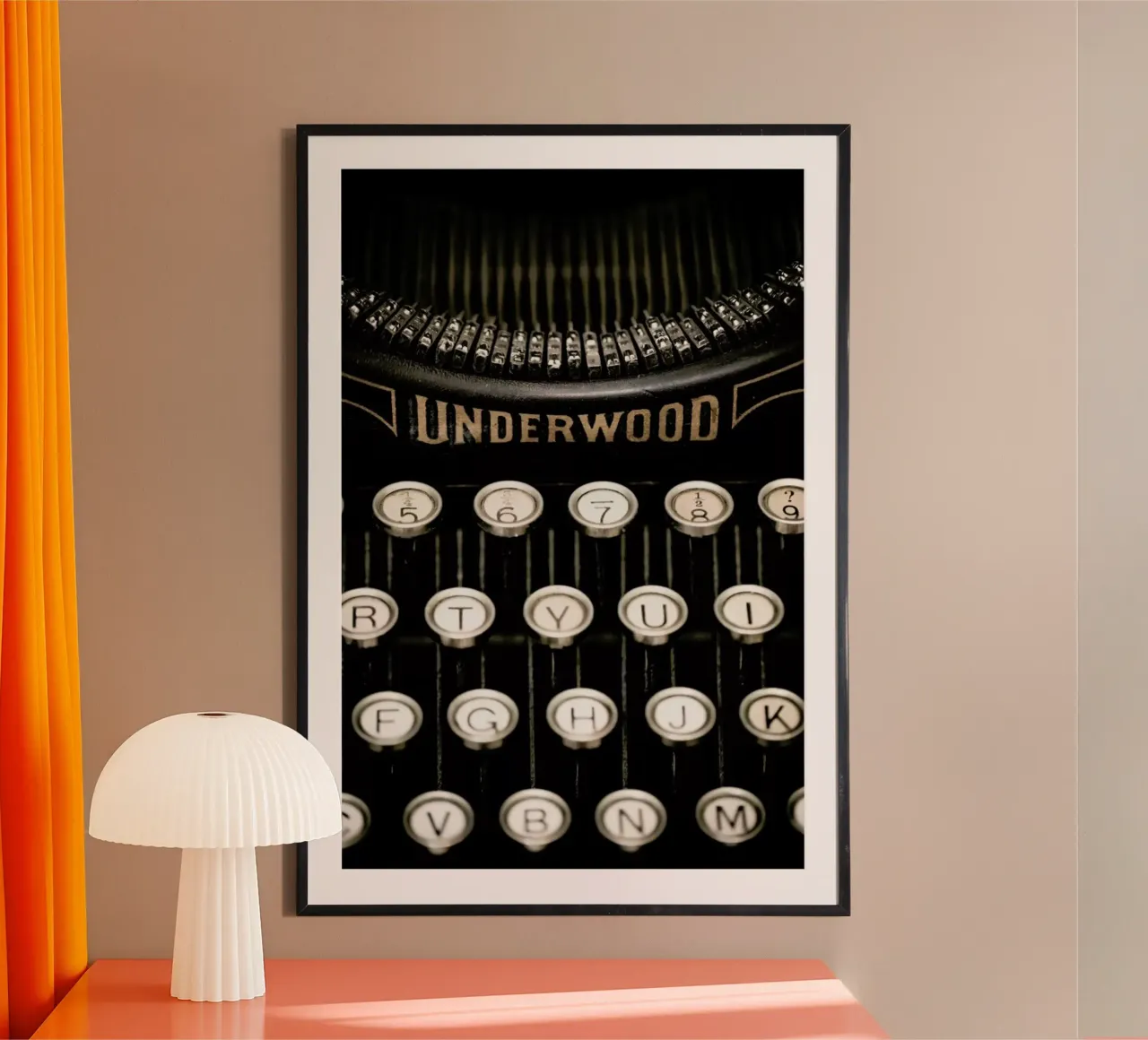 Underwood Typewriter poster by Magdalena Martin Photography