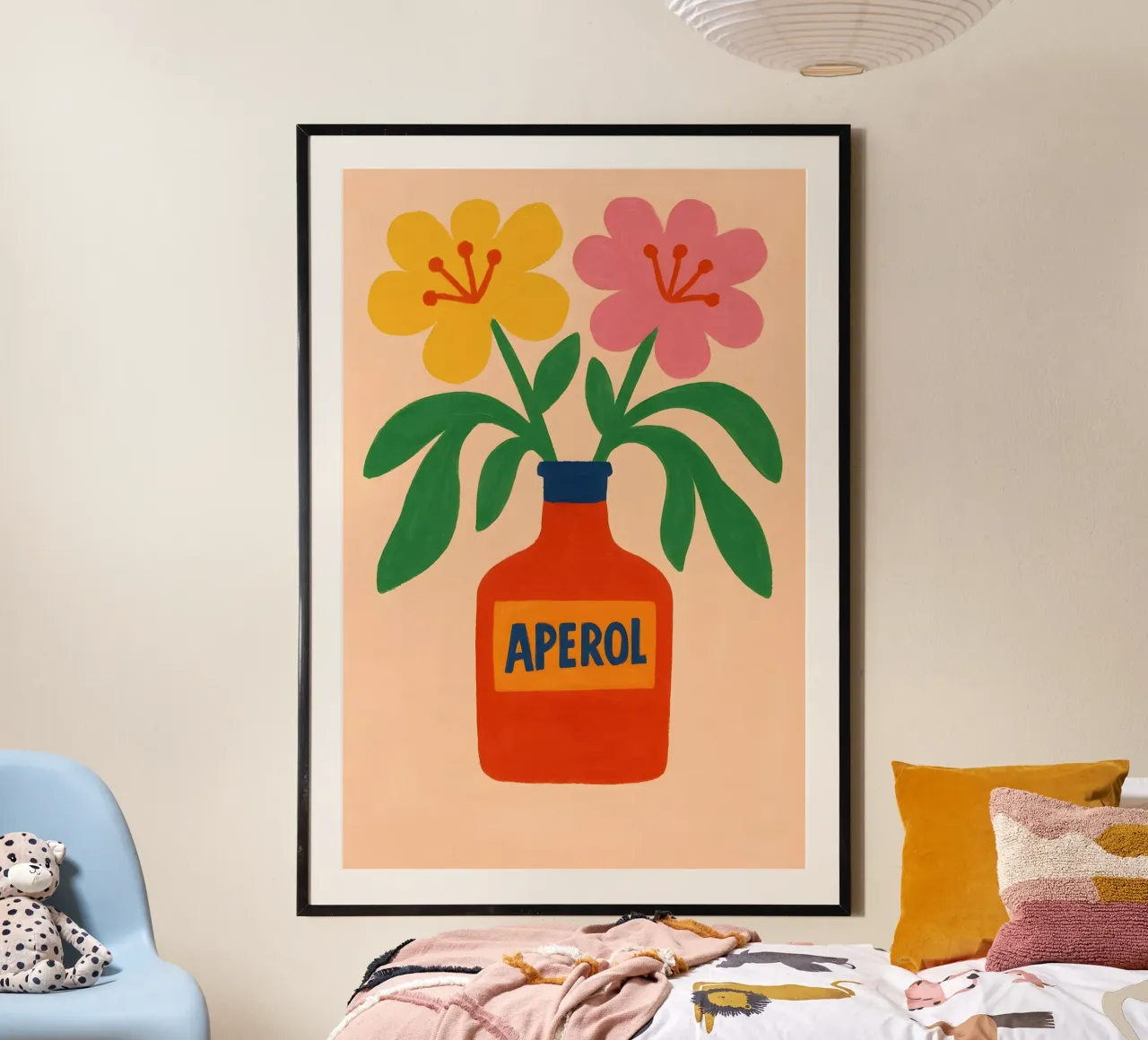 Aperol Bloom – Italian Summer in a Bottle hahnemühle by Grande Bellezza