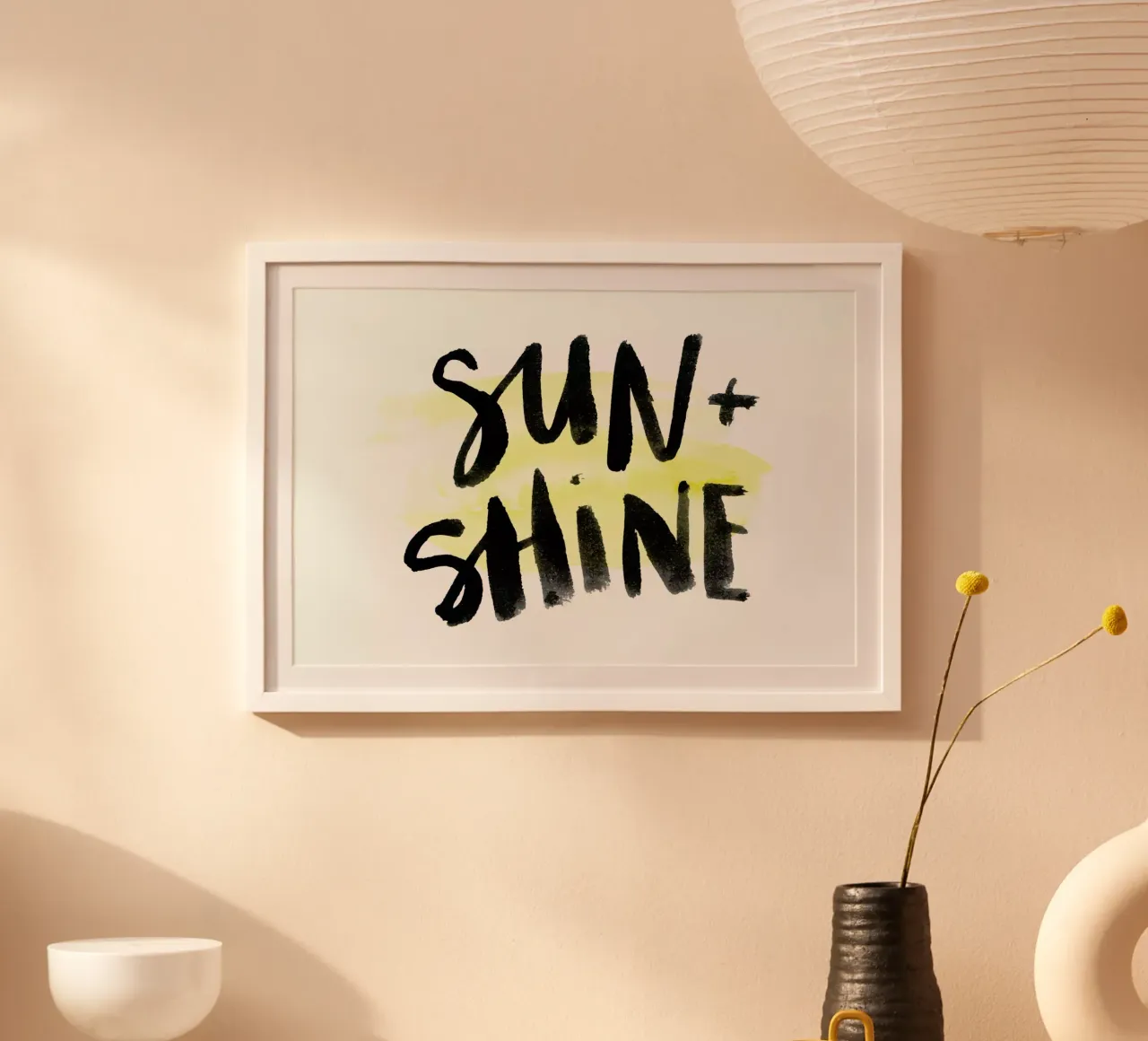 Sunshine poster con telaio in alluminio da Dead Language