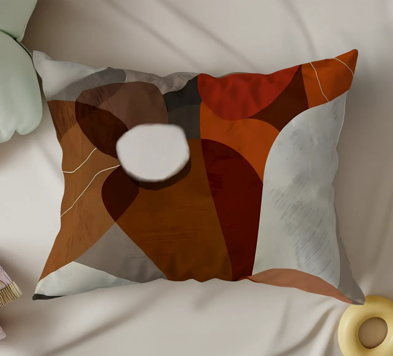 Astratto moderno 85 cuscino da Aiden Garcia