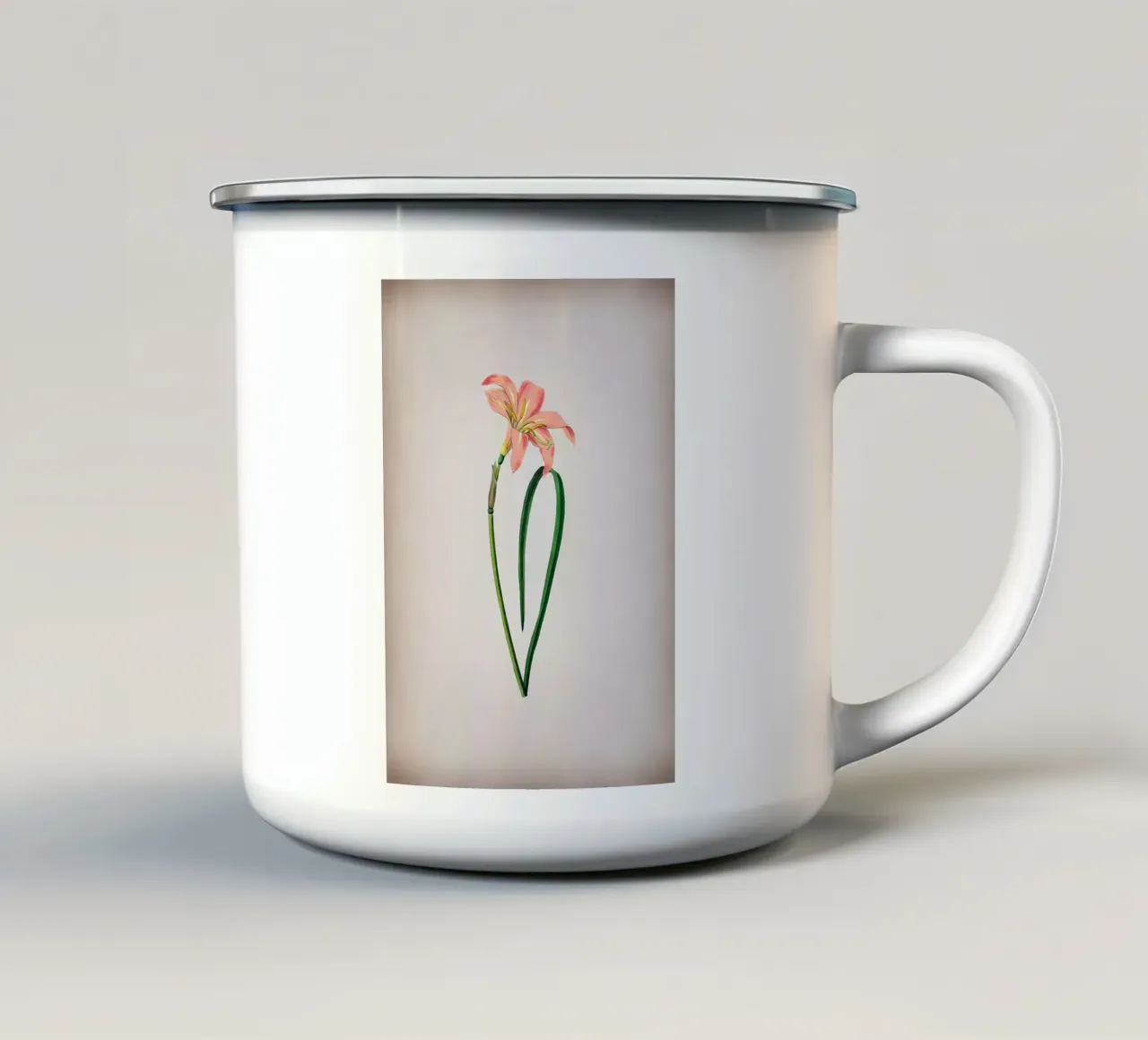 Botaniche floreali vintage tazza in smalto da Nicholas Campbell