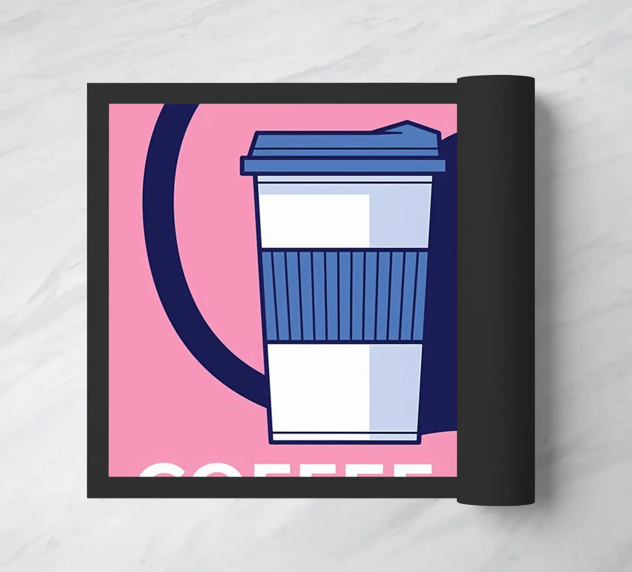 Caffè e gatti sono amore zerbino da Bartosz Powalka