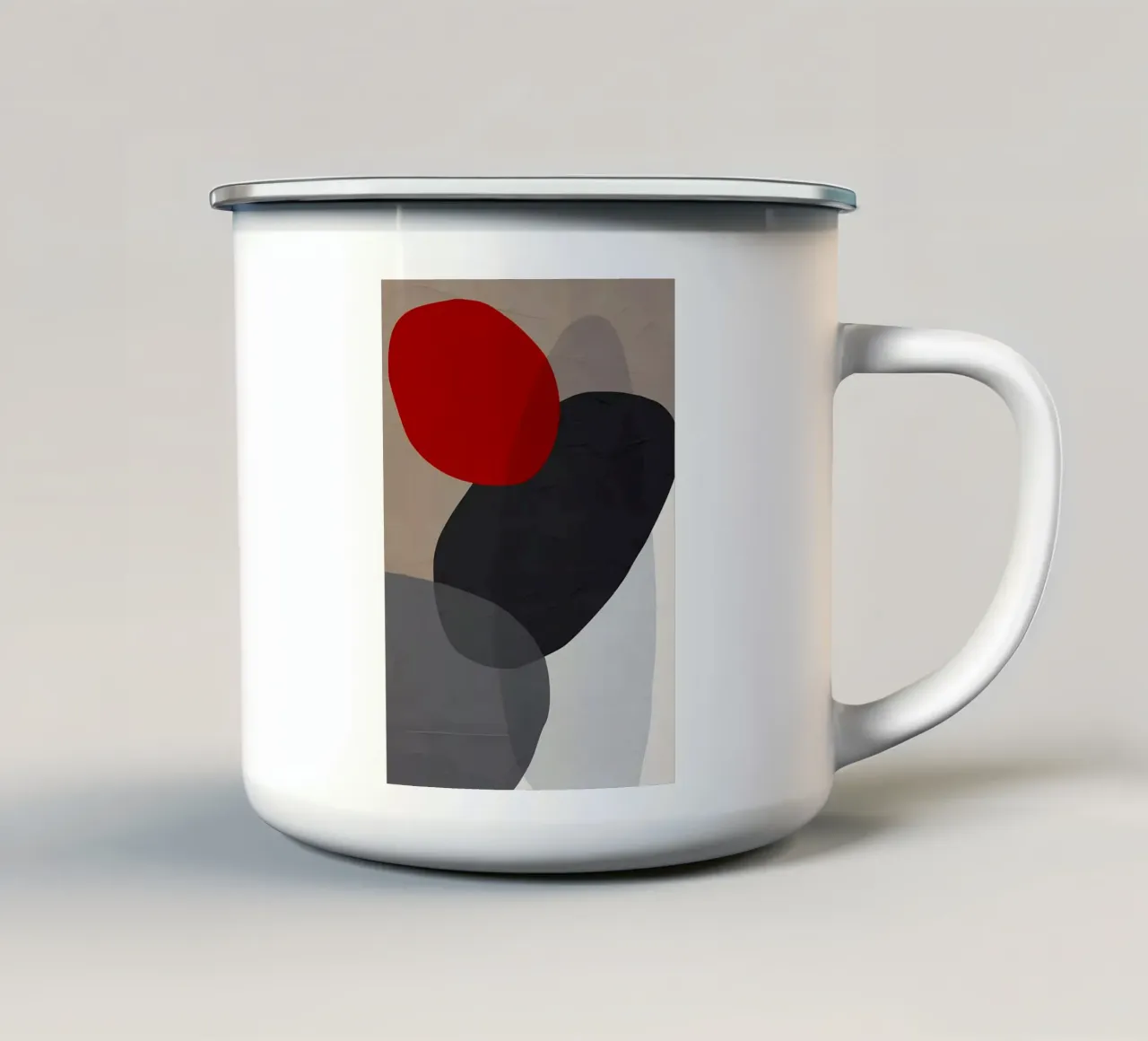 ASTRATTO ORGANICO 126A tazza in smalto da Aiden Garcia