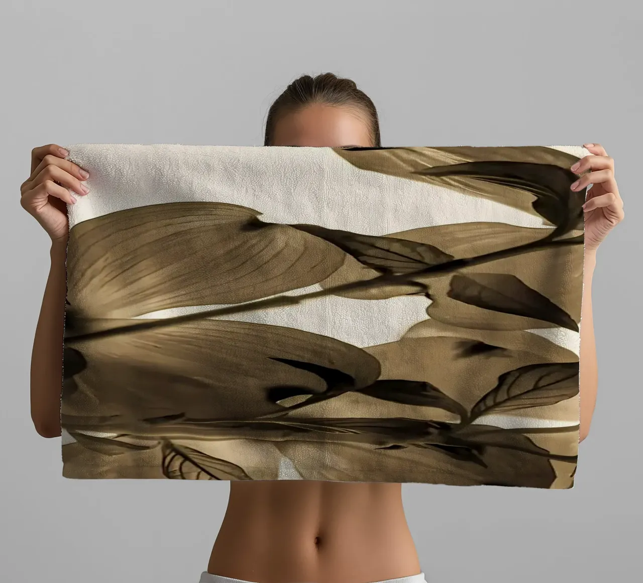 Minimum transparency towel by Nicholas Campbell