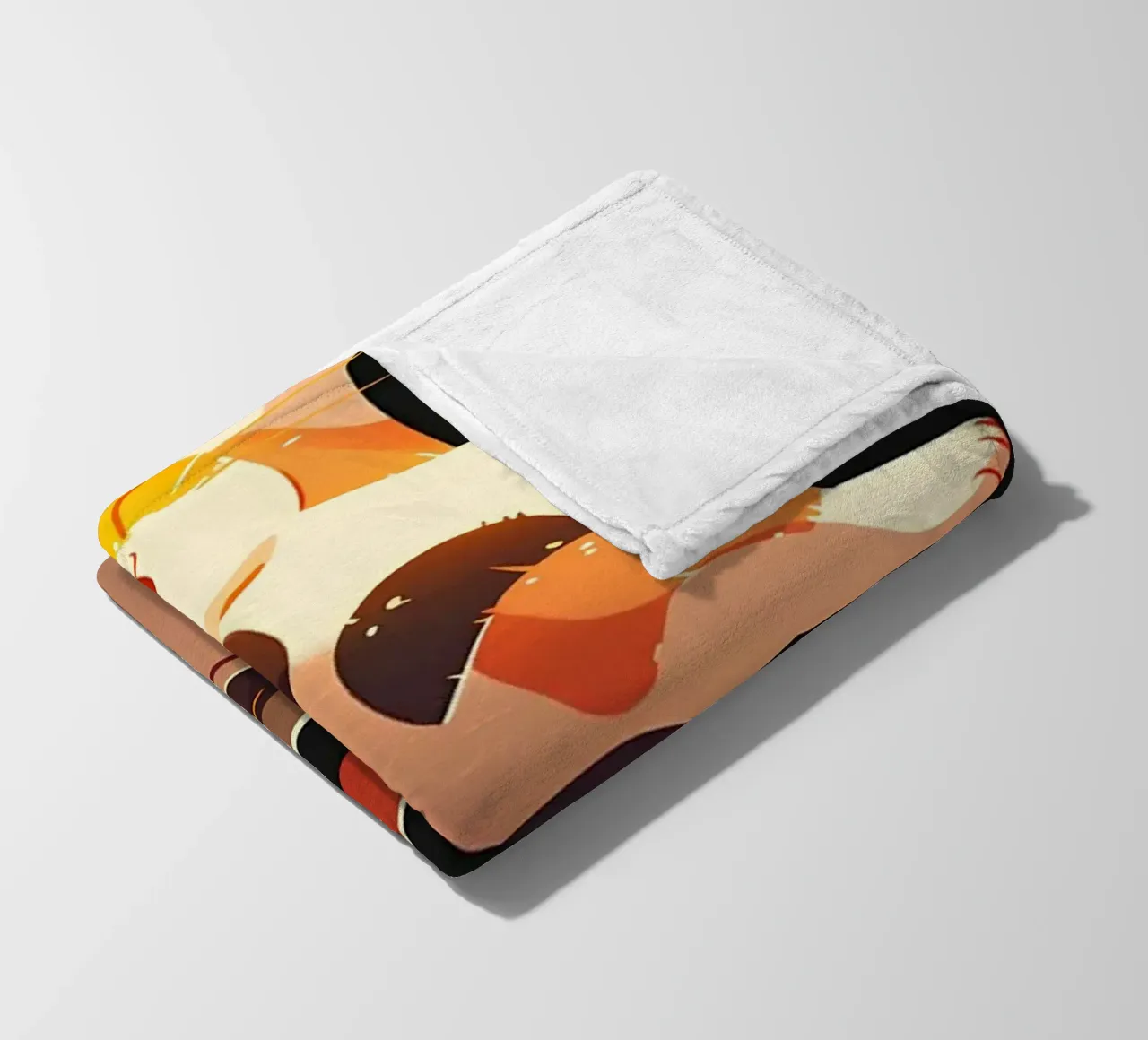 Il caffè mi tiene in vita Cat coperta in pile da Bartosz Powalka