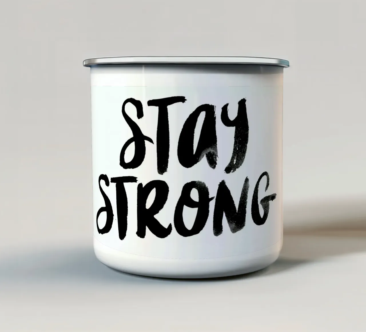 Stay Strong tazza in smalto da Dead Language