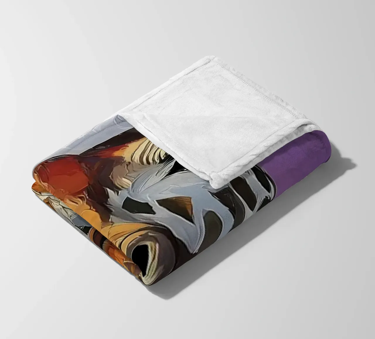 Giraffa con carta igienica coperta in pile da Adrian Patel