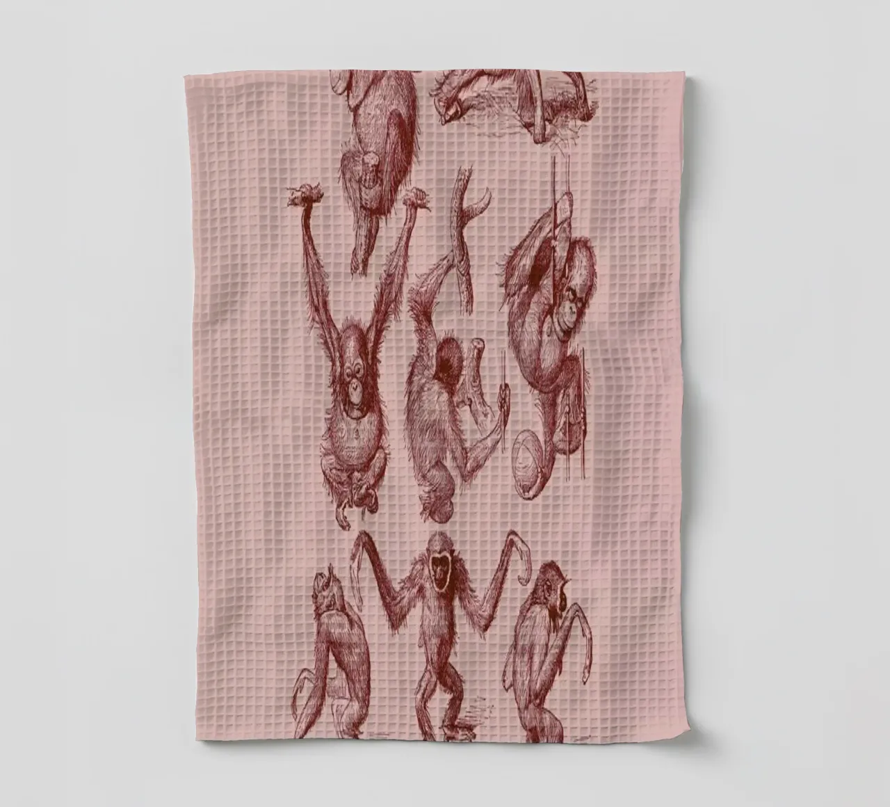 Orangutans and Gibbons II canovaccio da cucina da Flora & Fauna