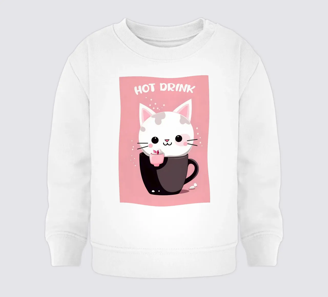 Heißes Getränk Baby Sweatshirt von Bartosz Powalka