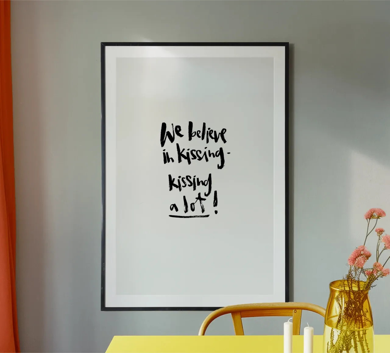 Kissing a Lot Hahnemühle von Brushmeetspaper