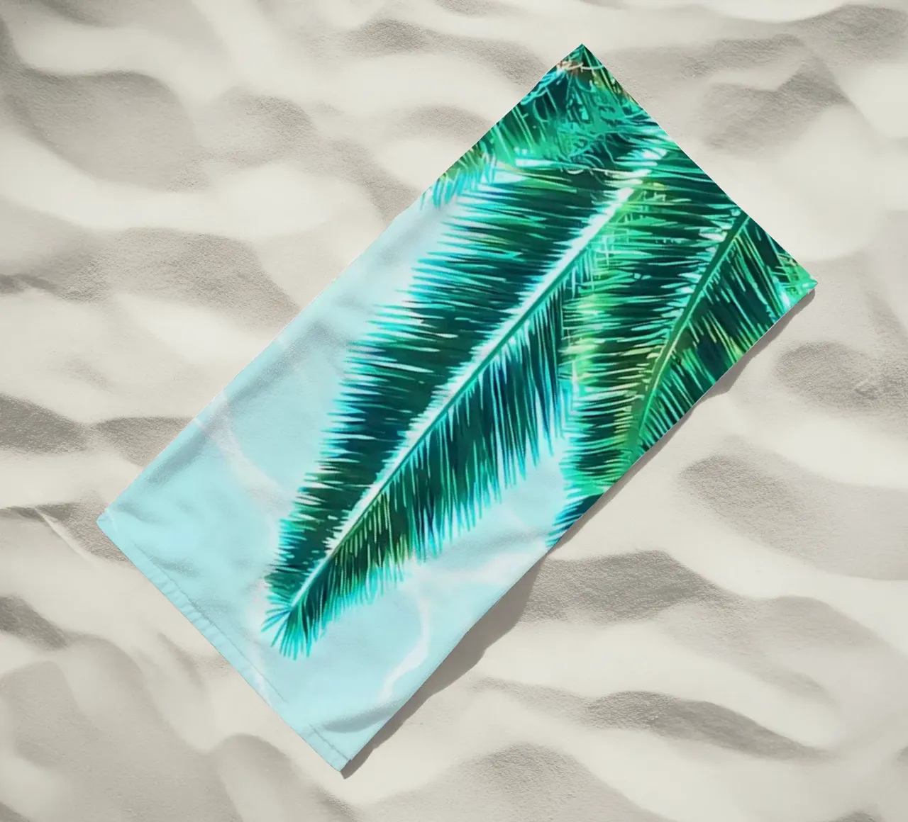 Palme kühlen Strandtuch von Matthew Katz