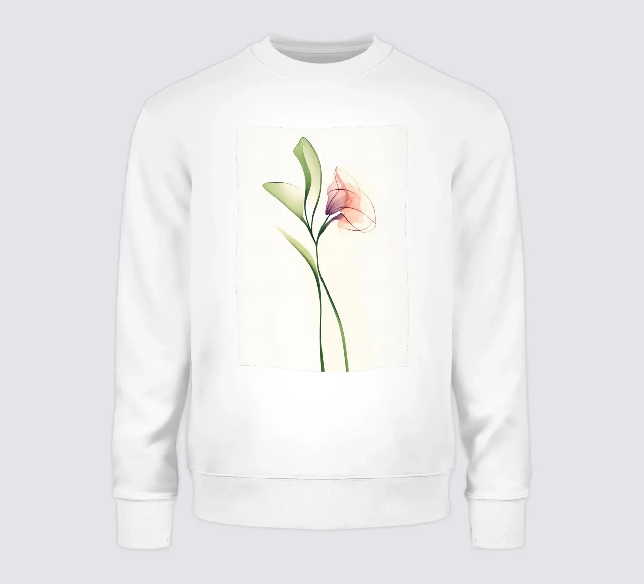 Orchidea minimalista felpa da Nicholas Campbell