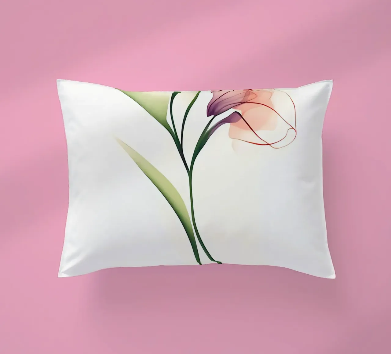 Orchidea minimalista cuscino da Nicholas Campbell