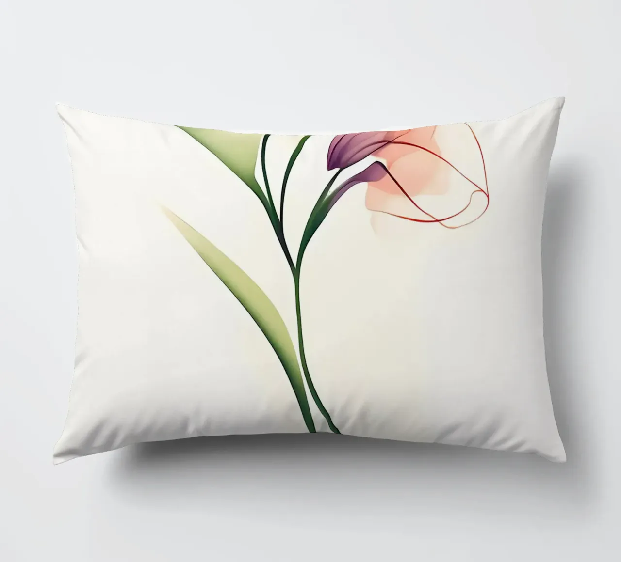Orchidea minimalista cuscino da Nicholas Campbell