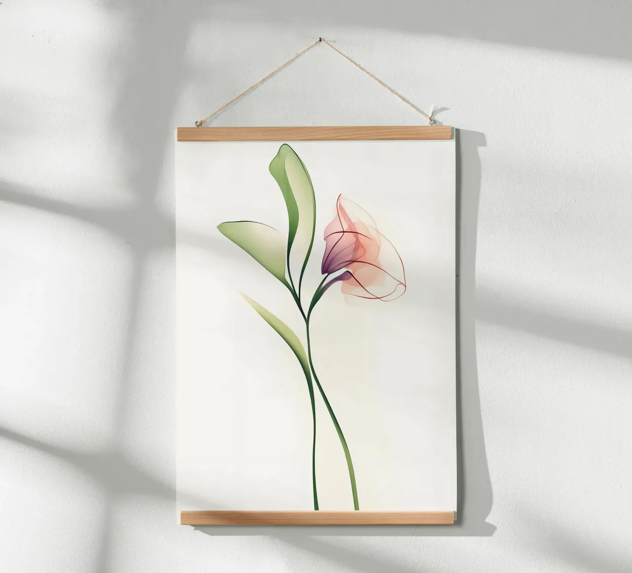 Orchidea minimalista carta hahnemühle da Nicholas Campbell