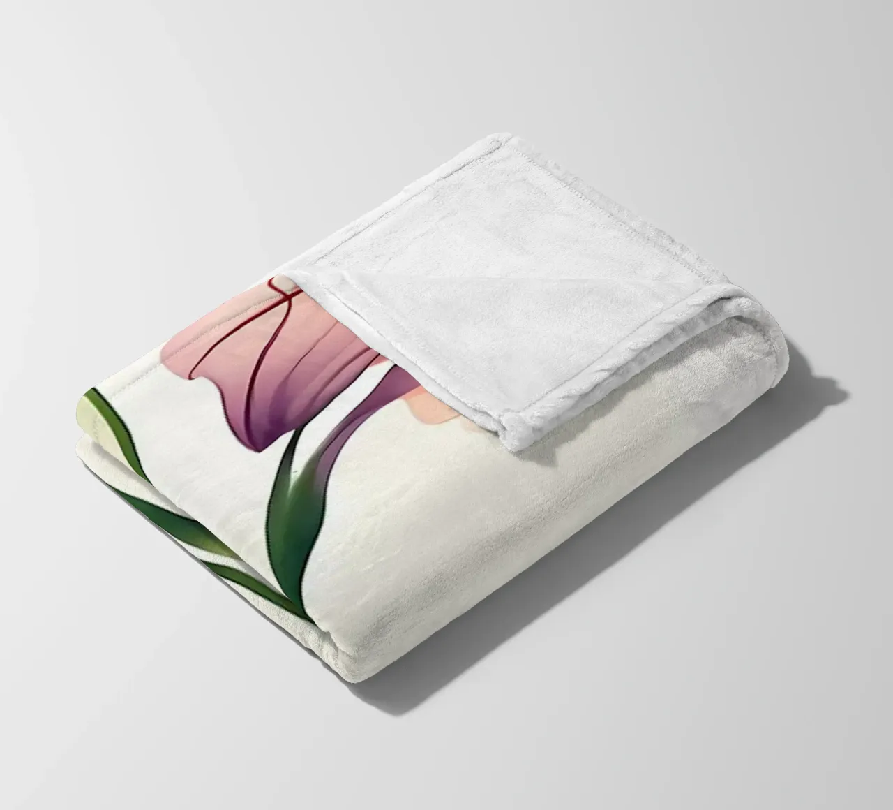 Orchidea minimalista coperta in pile da Nicholas Campbell