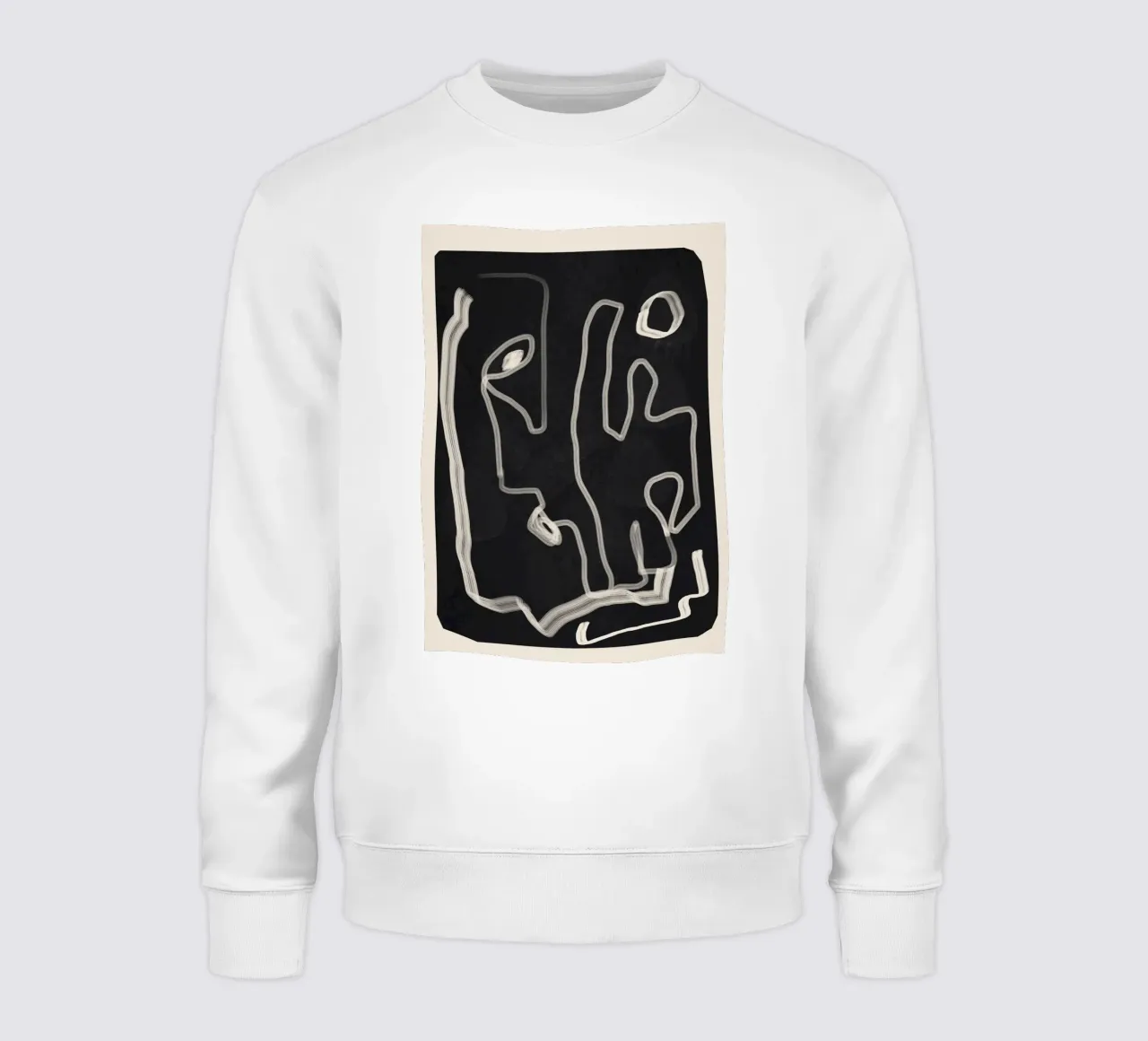 Abstract Loose Line 1 felpa da Flow Line