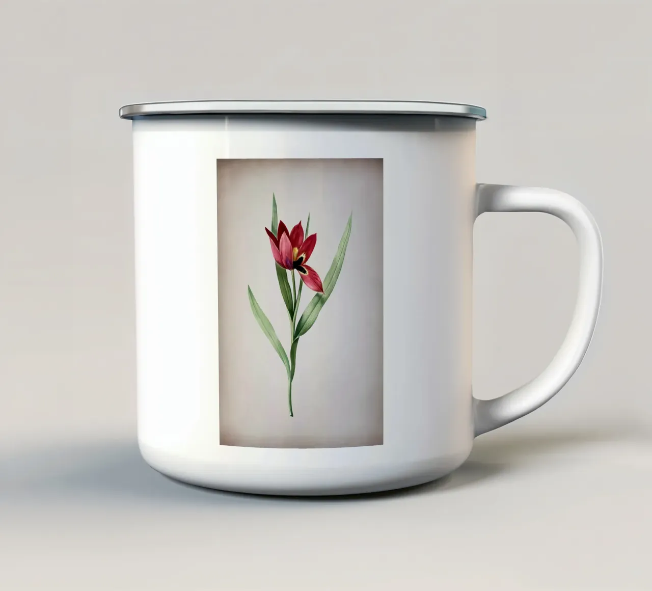 Tulipa Oculus Colis tazza in smalto da Nicholas Campbell