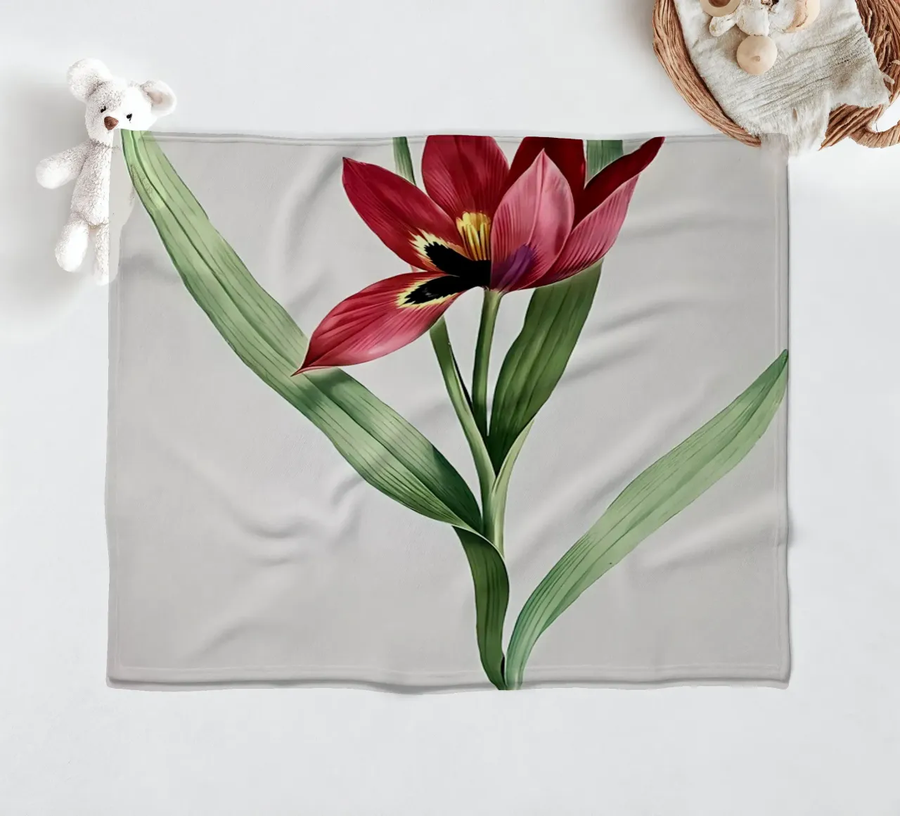 Tulipa Oculus Colis coperta in pile da Nicholas Campbell
