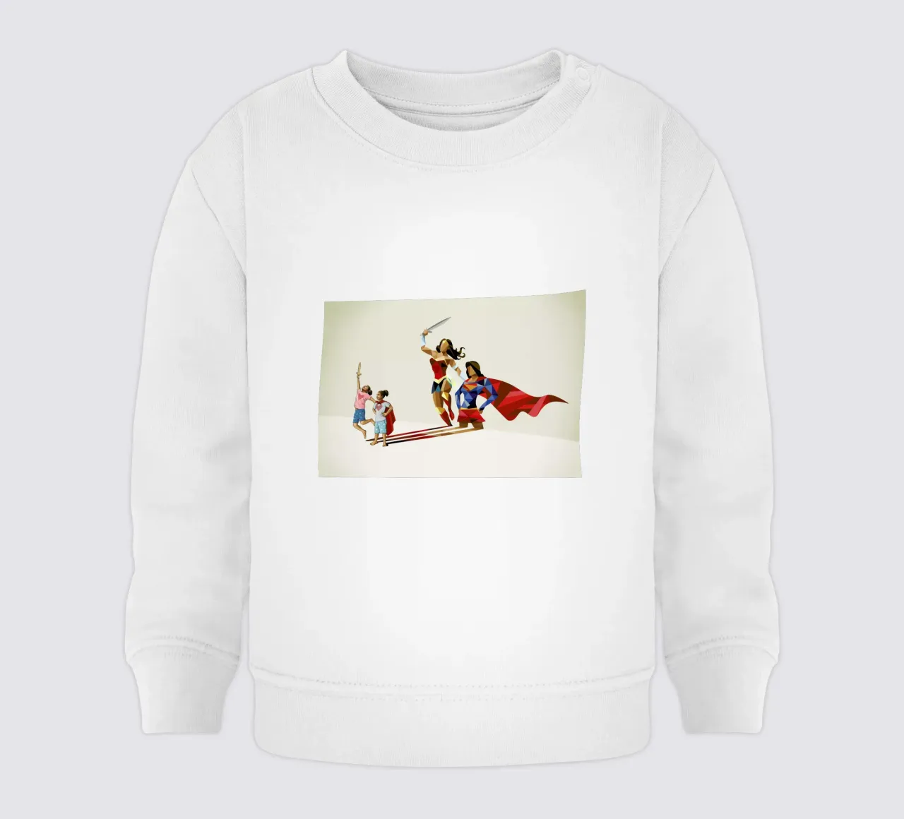 Super Shadows Sisters In Arms felpa neonato da Jason Ratliff