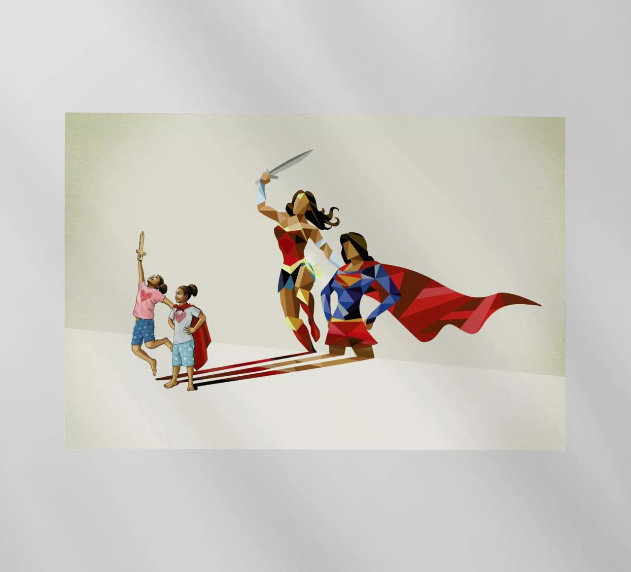Super Shadows Sisters In Arms lámina retroiluminada de Jason Ratliff