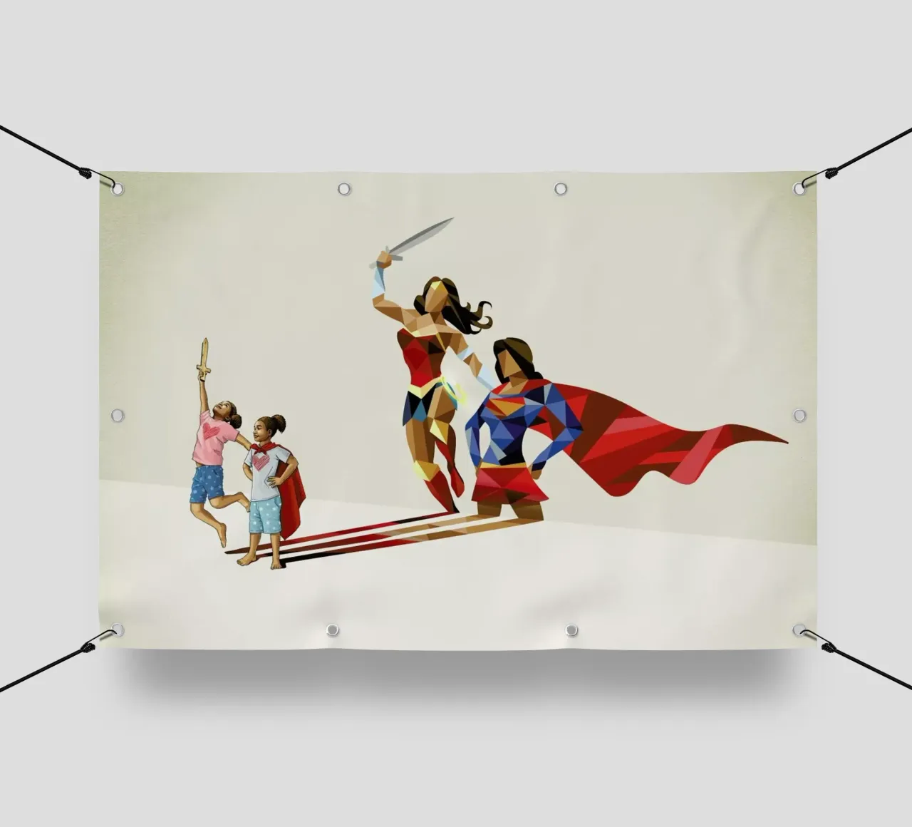 Super Shadows Sisters In Arms telo in pvc da Jason Ratliff