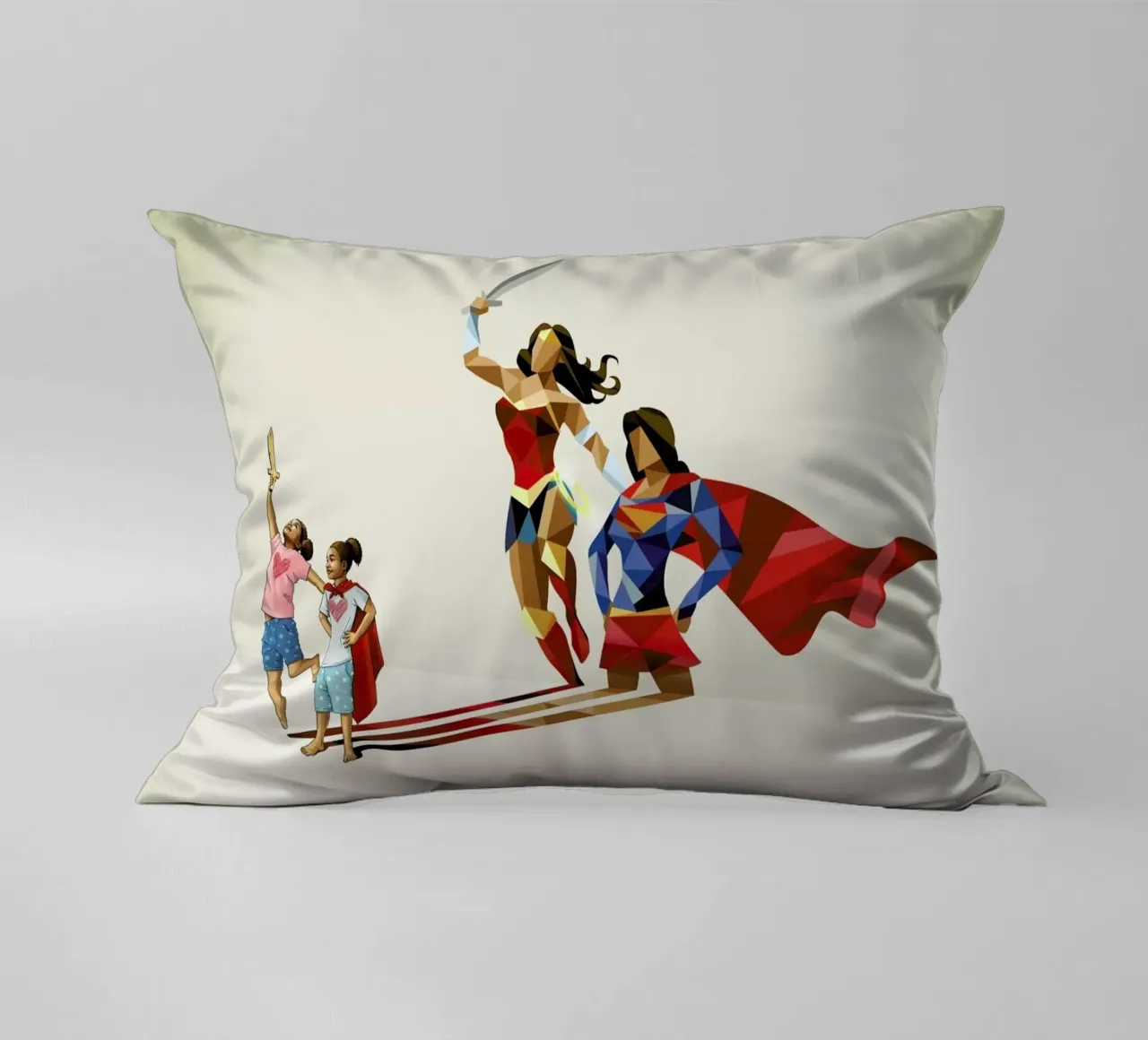Super Shadows Sisters In Arms cuscino da Jason Ratliff